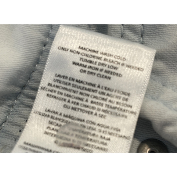 RE/DONE Women’s 90s Comfy Jeans Size 24 Sunfaded Destroy Denim Blue Distressed - Picture 15 of 15